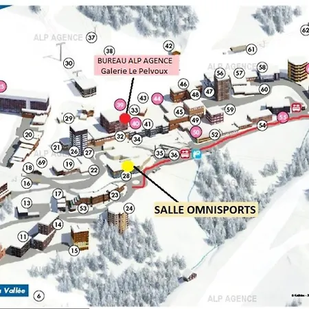Le Kilimandjaro - Grand 3/4 Pers - Le Kilimandjaro - 021ki -plagne Centre Mae-1584 La Plagne